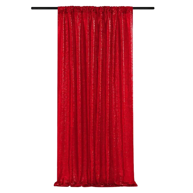 Hintergrund, Pailletten-mesh-stoff, Nahtloses Design, Rot, 60cmx2400cm-b