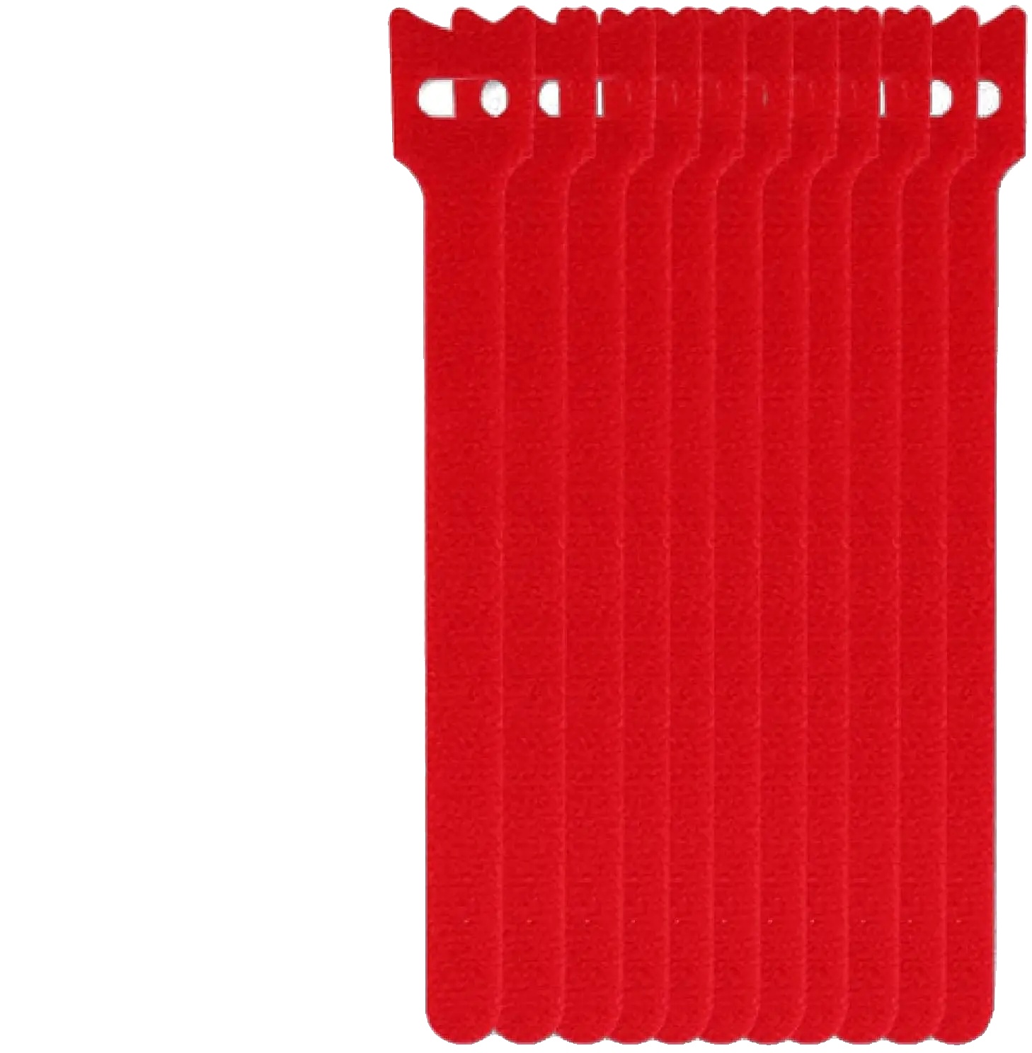 Wiederverwendbare Kabelbinder, Langlebiges Nylon, Vielseitige Verwendung, Rot, 200pcs-b