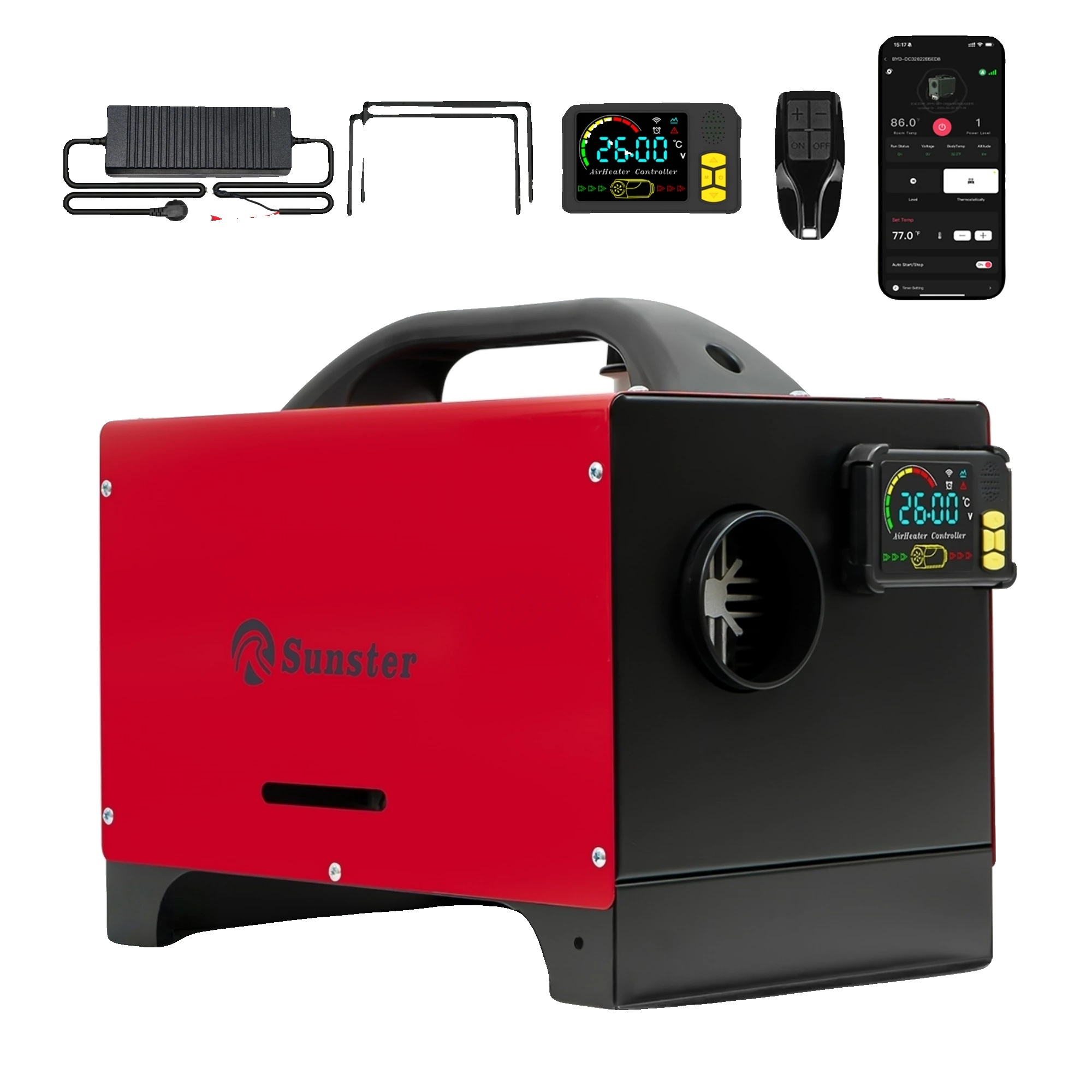 Dieselheizung, Bluetooth-steuerung, Effizientes Heizsystem, 8kw