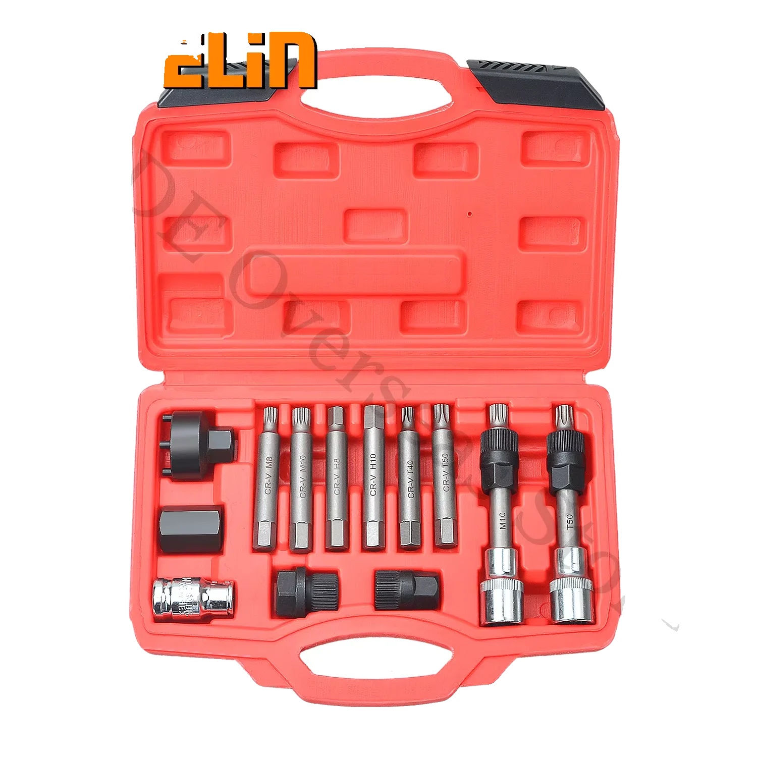 Riemenscheiben-abzieher-set Für Freilaufkupplungen, 13-teiliges Set, Stahlmaterial, Kompatibel Mit Mehreren Fahrzeugmarken, Praktischer