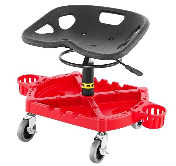Mechanikerhocker, Langlebige Stahlkonstruktion, Höhenverstellbar, D