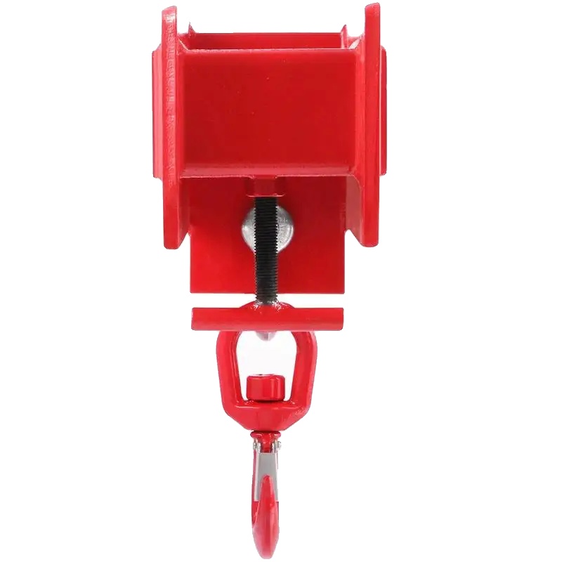 Gabelstapler Hebehaken, Stahlkonstruktion, 2 Tonnen Tragfähigkeit, Rot