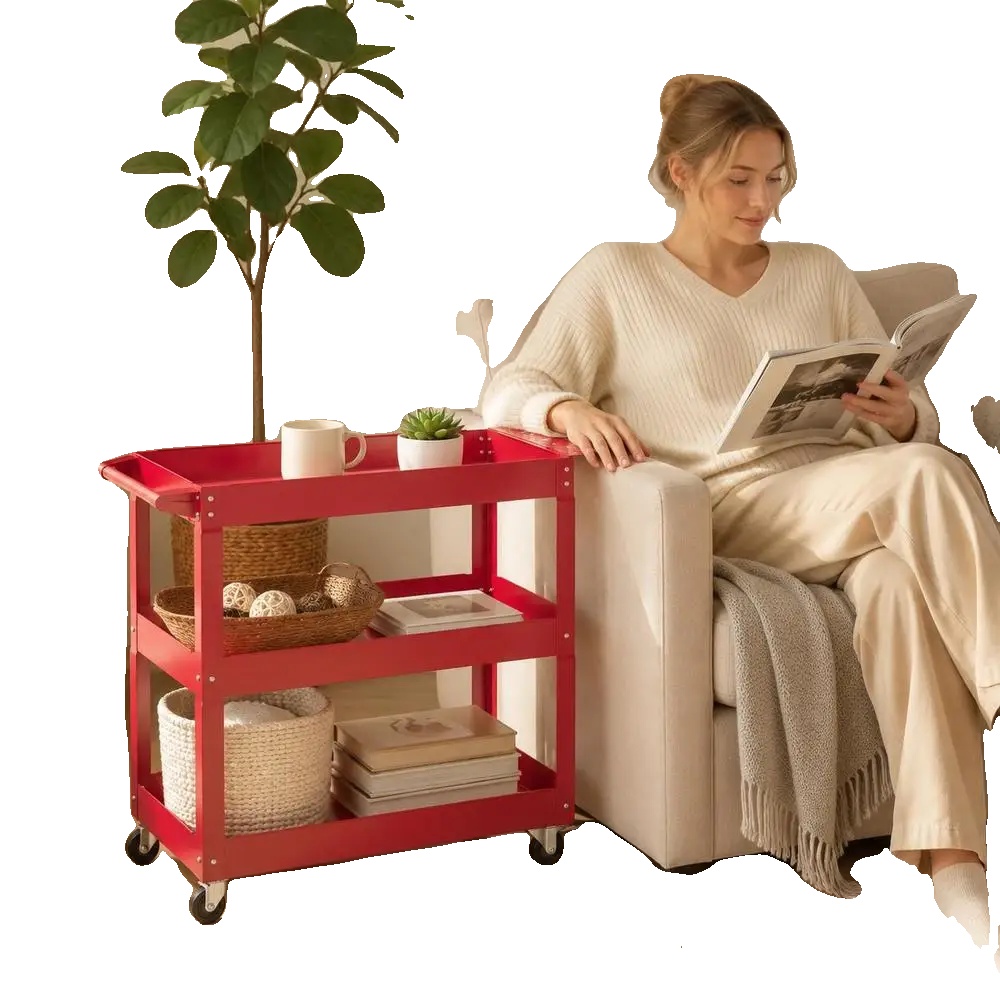 Werkstattwagen, 3-stufiges Design, Hohe Tragfähigkeit, T1003 01 12574