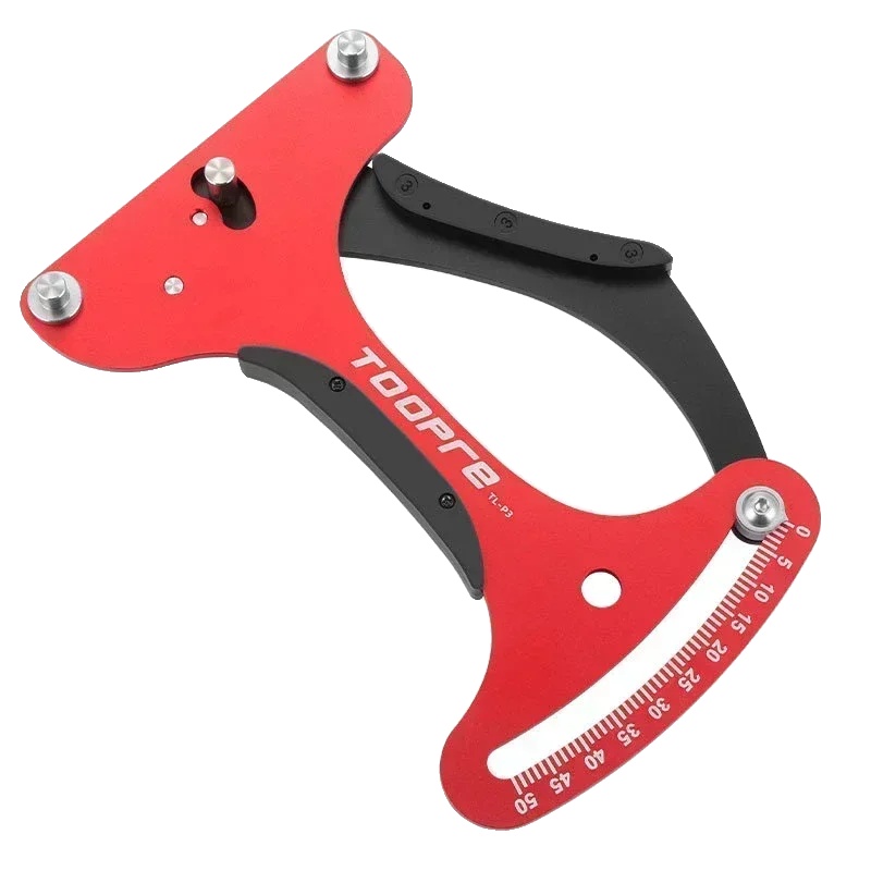 Speichenspannungsmesser, Aluminiumlegierung, Präzise Messungen, Rot