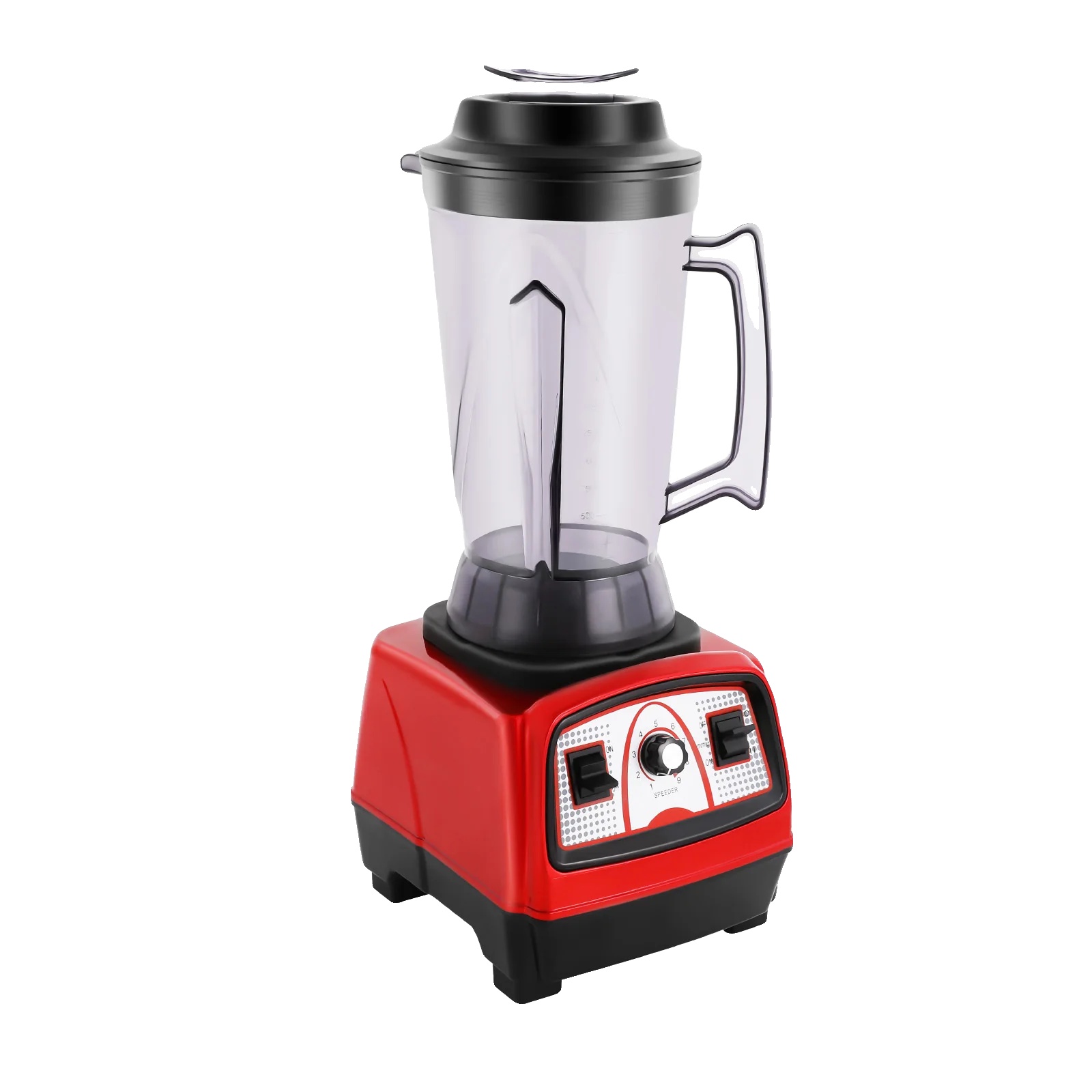Küchenmixer, 2200w Leistung, 9 Geschwindigkeitsstufen, Rot