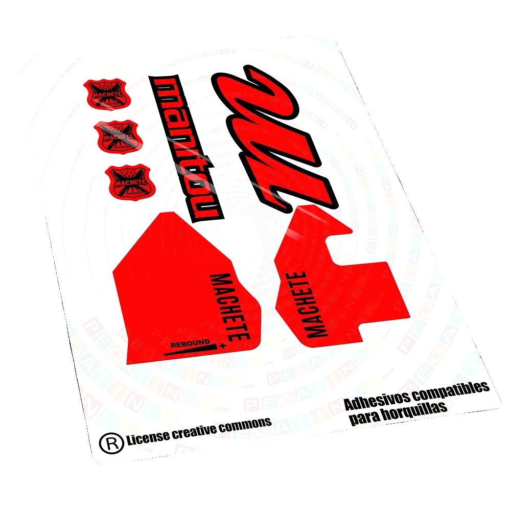 Aufkleber, Hochwertiges Vinyl, Wetterfest, Fluor Rot
