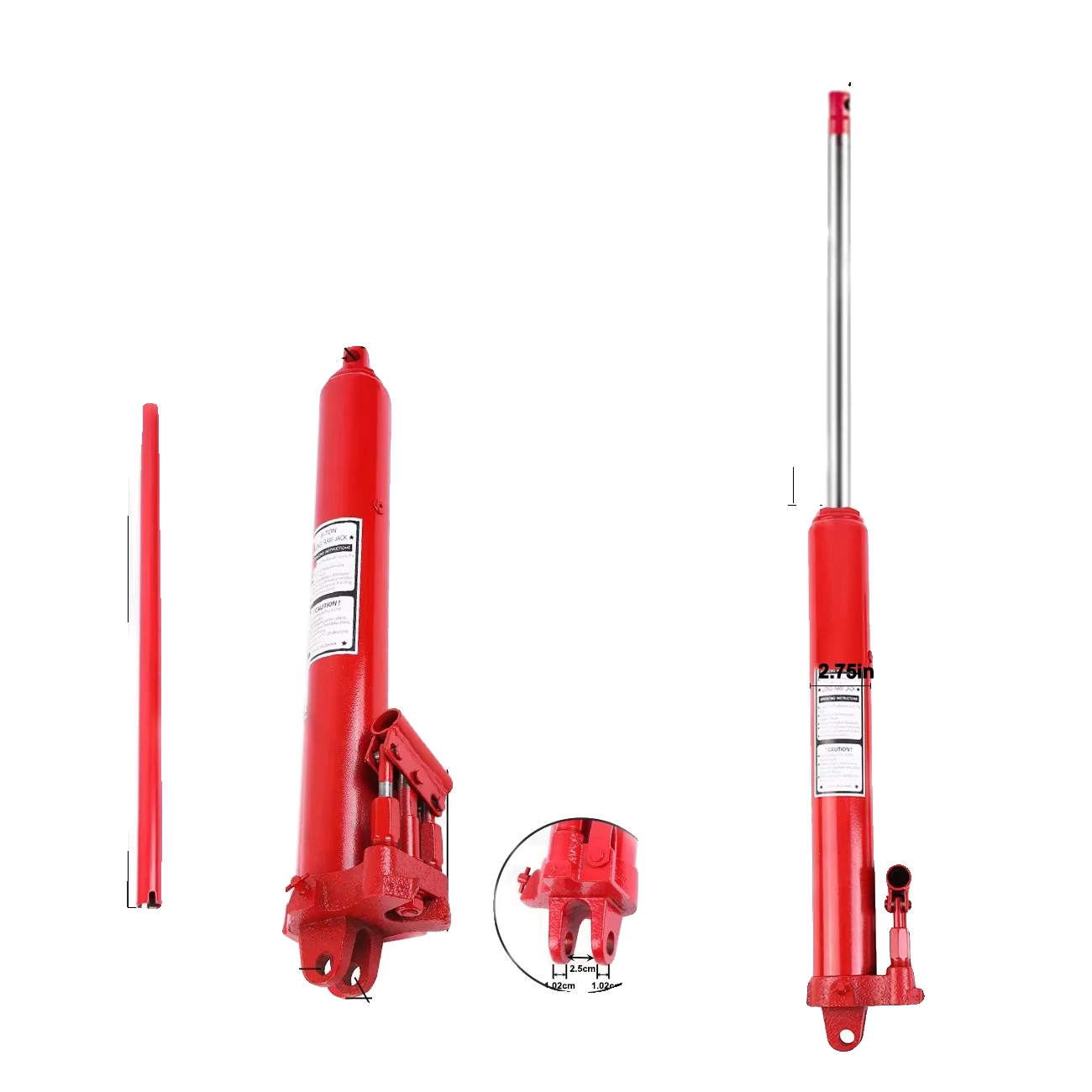 Hydraulikjack, 8 Tonnen Tragfähigkeit, Handpumpensystem, 8ton Doppelpumpen