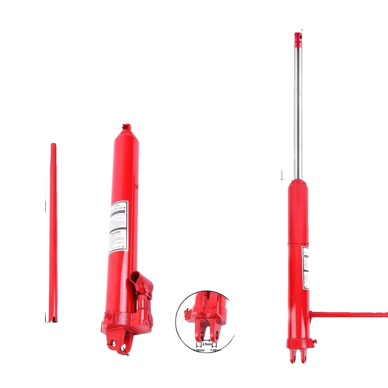 Hydraulikjack, 8 Tonnen Tragfähigkeit, Handpumpensystem, 8ton Einzelpumpe