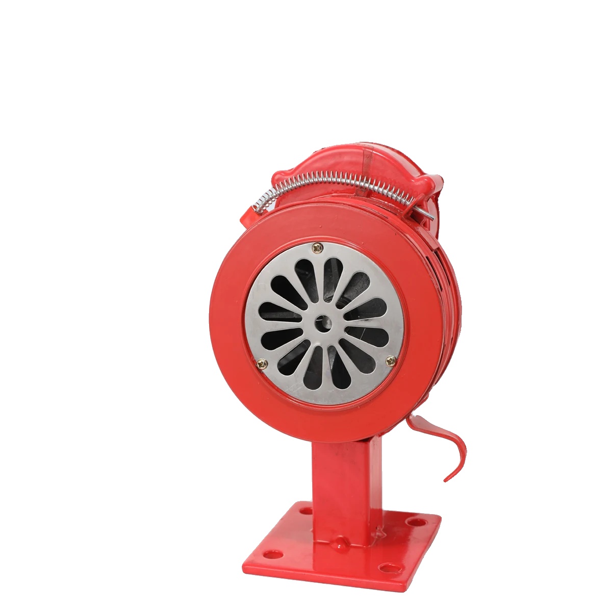 Handkurbelalarm, Aluminiumlegierung, Höhe 23 Cm, Außendurchmesser 11,5 Cm, Schallausgabe 110 ± 2 Db, Übertragungsreichweite 1000 Meter