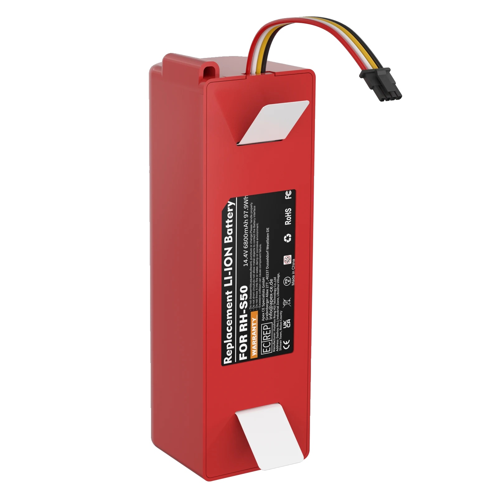 Robotersauger-batterie, 6800mah Kapazität, Lithium-ionen-technologie, 1 Batterie