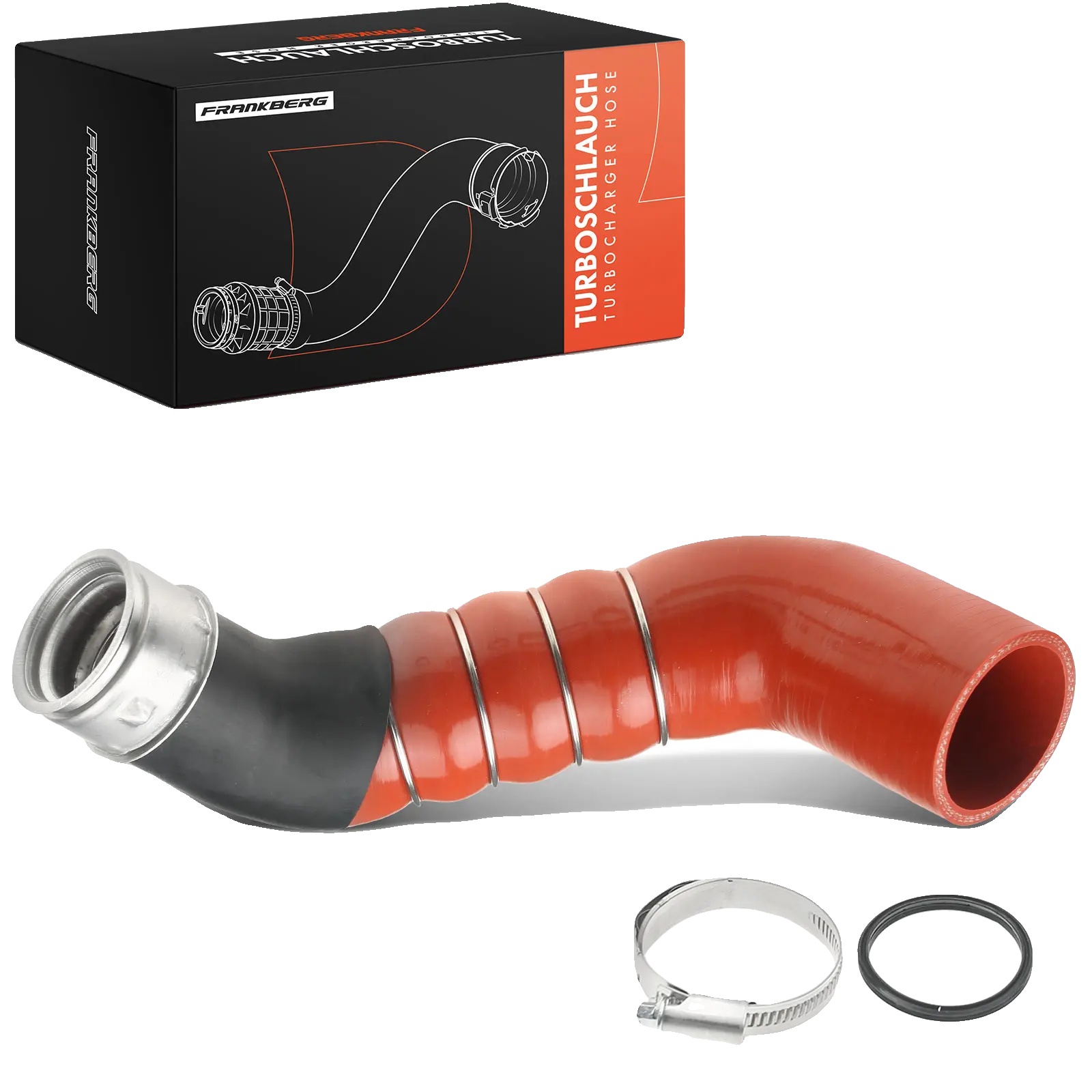 Kühleranschluss, Silikon, 305 Mm Länge, Geeignet Für Audi A4 8ec, Intercooler-installation, Kompatibel Mit Oem V10-2919