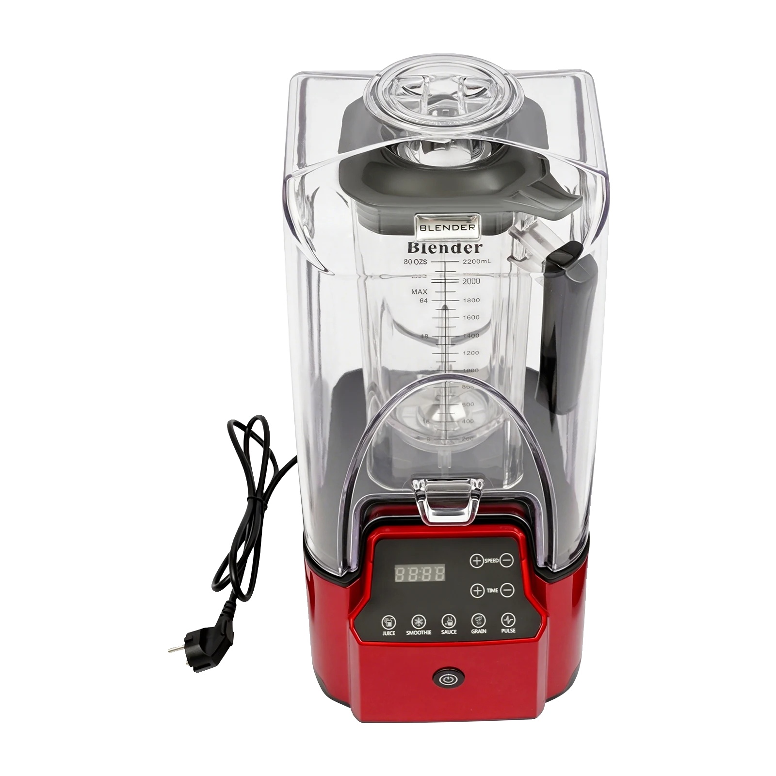 Gewerblicher Mixer, Touch-steuerung, Leiser Betrieb, 100v-240v Eu-stecker