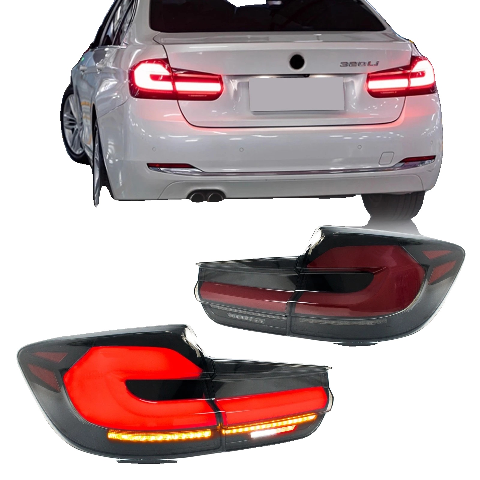 Led-rücklichter, 35w Leistung, 12v Spannung, 3000 Lm Lumen, Plug-and-play-installation, Für Premium-kompaktwagen 2012-2019