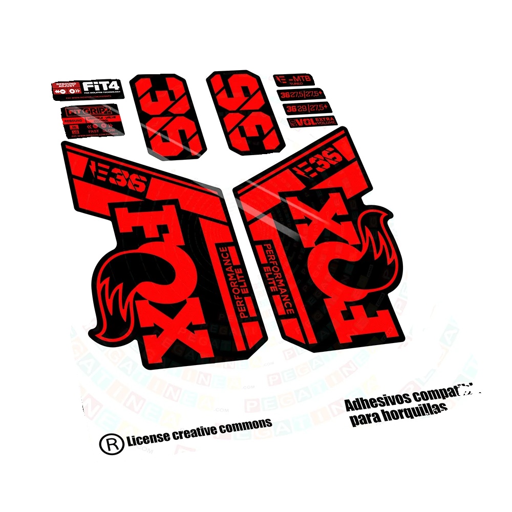Aufkleber, Individuelle Designs, Langlebiges Vinyl, Fluor Rot