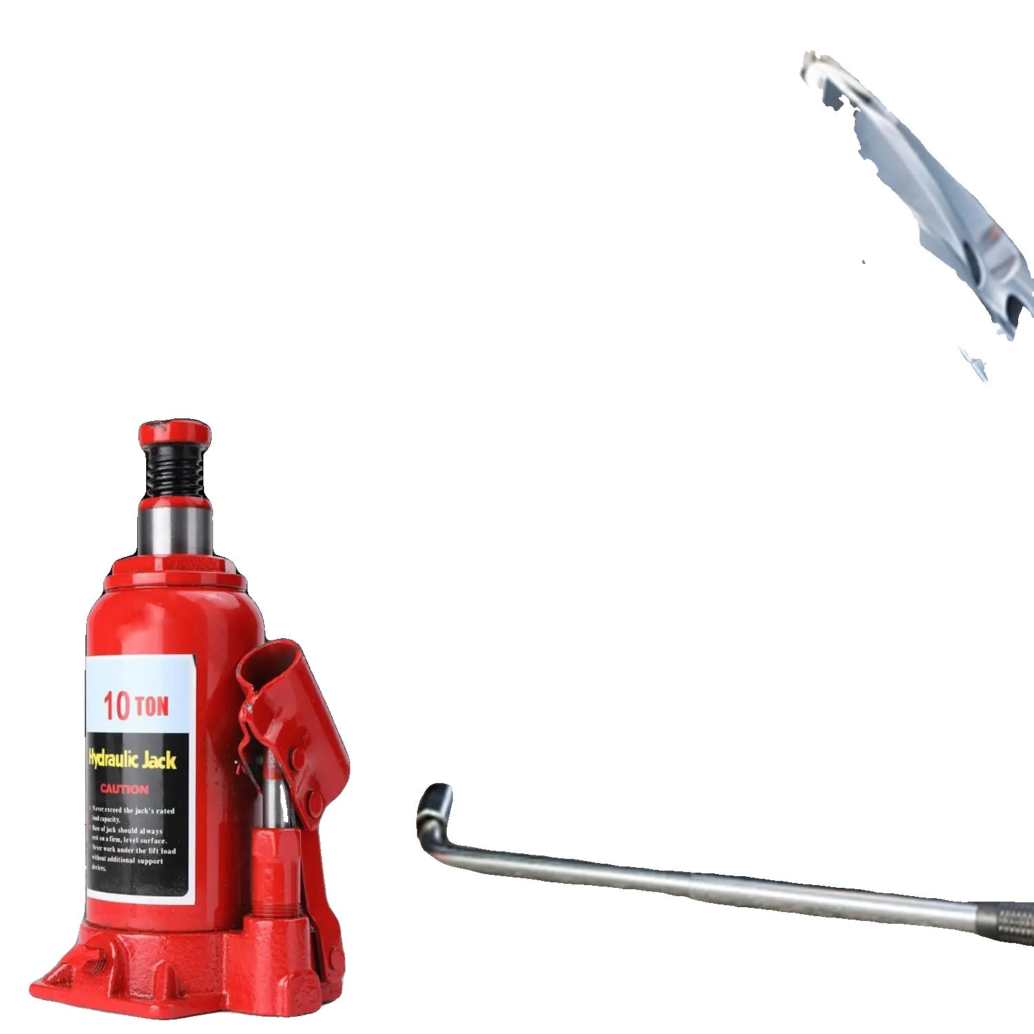 Hydraulischer Flaschenheber, Robuste Bauweise, 20 Tonnen Tragfähigkeit, Kapazität 10 Ton