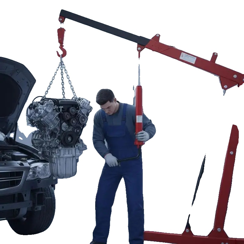 Hydraulischer Rammbock, 8 Tonnen Tragfähigkeit, Manuelle Bedienung, Rot