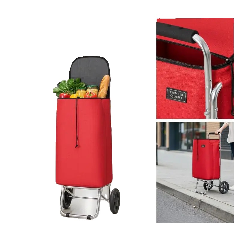 Einkaufswagen, Leichtes Design, Faltbar Für Einfache Aufbewahrung, Multi
