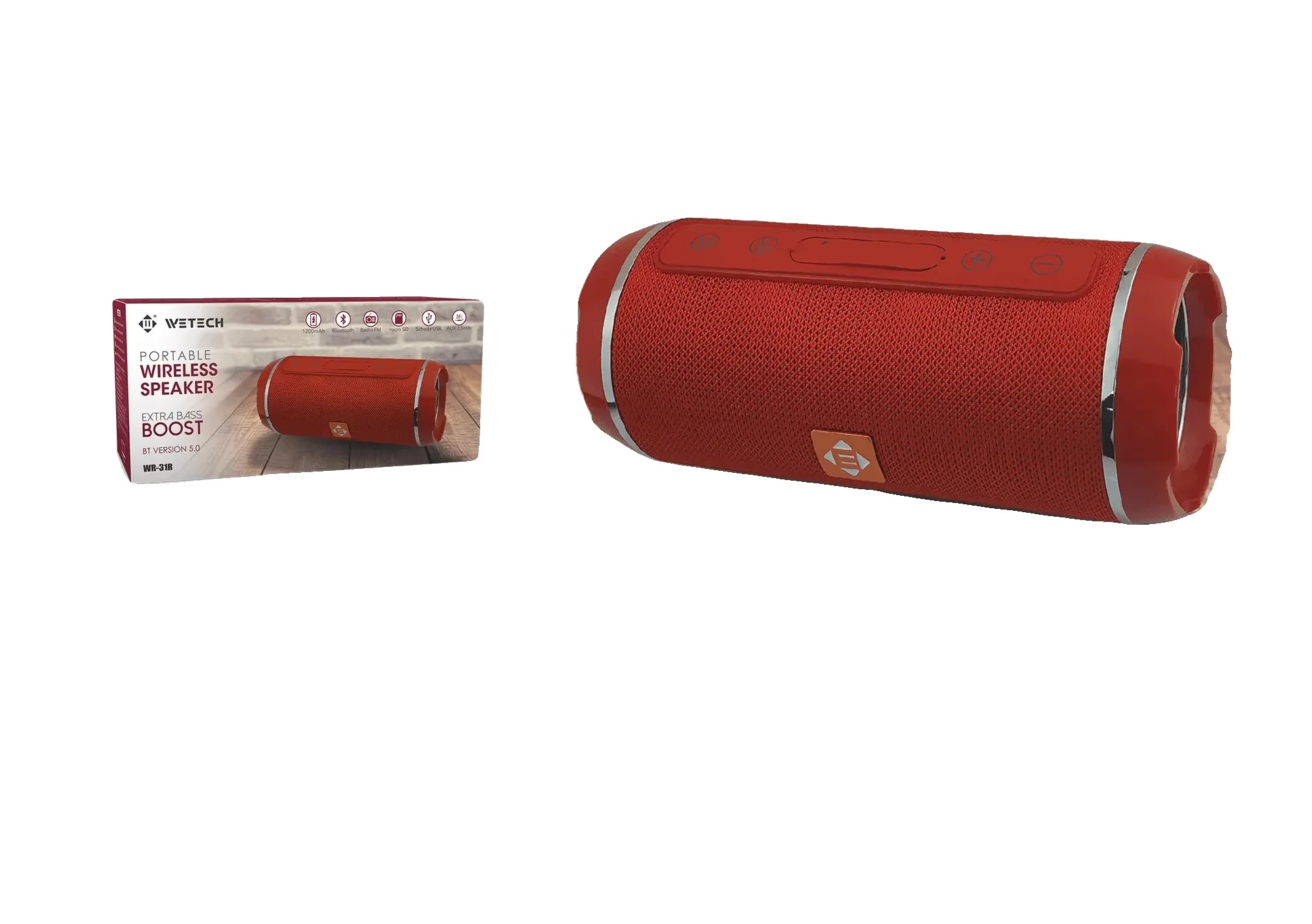 Bluetooth-lautsprecher, 10w Dual-lautsprecher, Wasserfestes Design, Wr31r