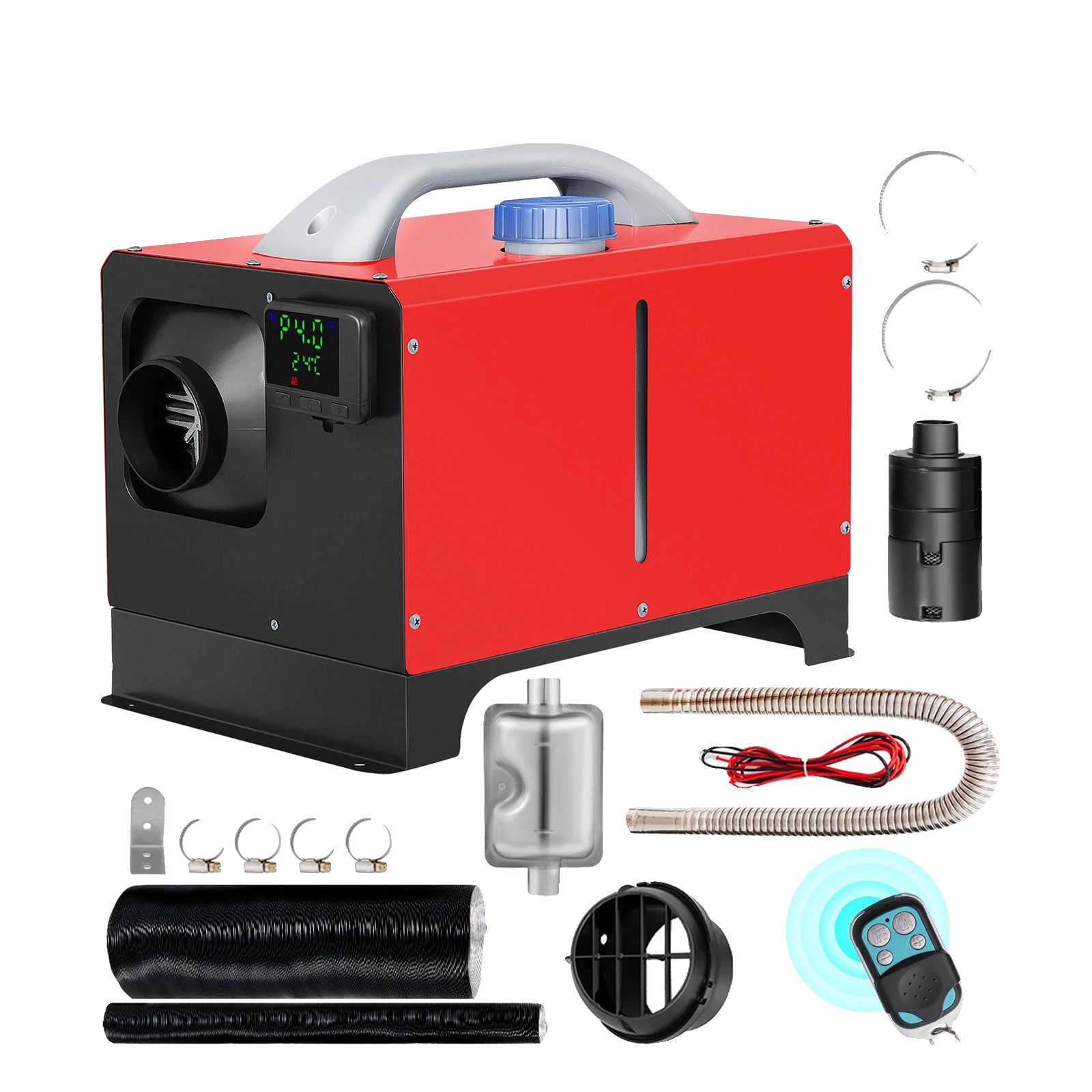 Diesel-luftheizer, 8 Kw Leistung, 12 V Spannung, -40 °c Bis +50 °c Betriebstemperatur, Geringer Kraftstoffverbrauch 0,1 - 0,24 L/h