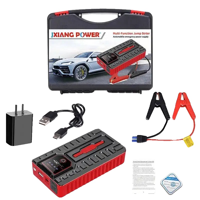 Tragbarer Auto-starthilfe, 10000mah Kapazität, Multifunktionales Design, 10000mah