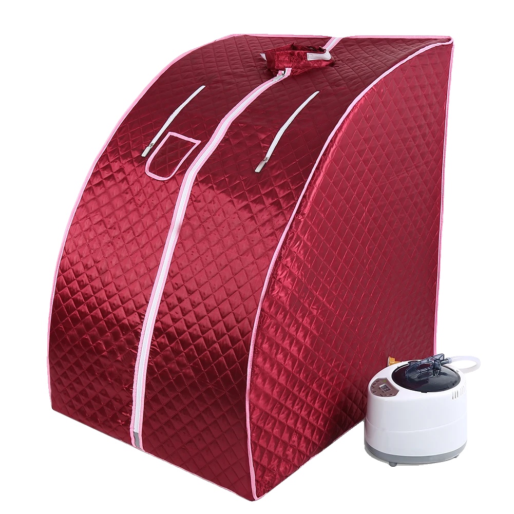 Dampfbad, Tragbares Design, Einstellbare Temperatur, Rot