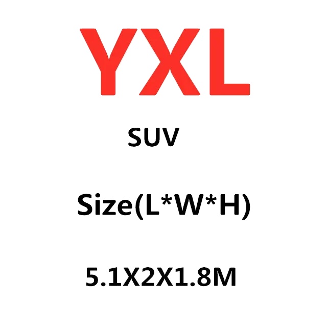 Autoabdeckung, Universelle Passform, Sonnen- Und Staubresistent, Suv-yxl-5.1x2x1.8m