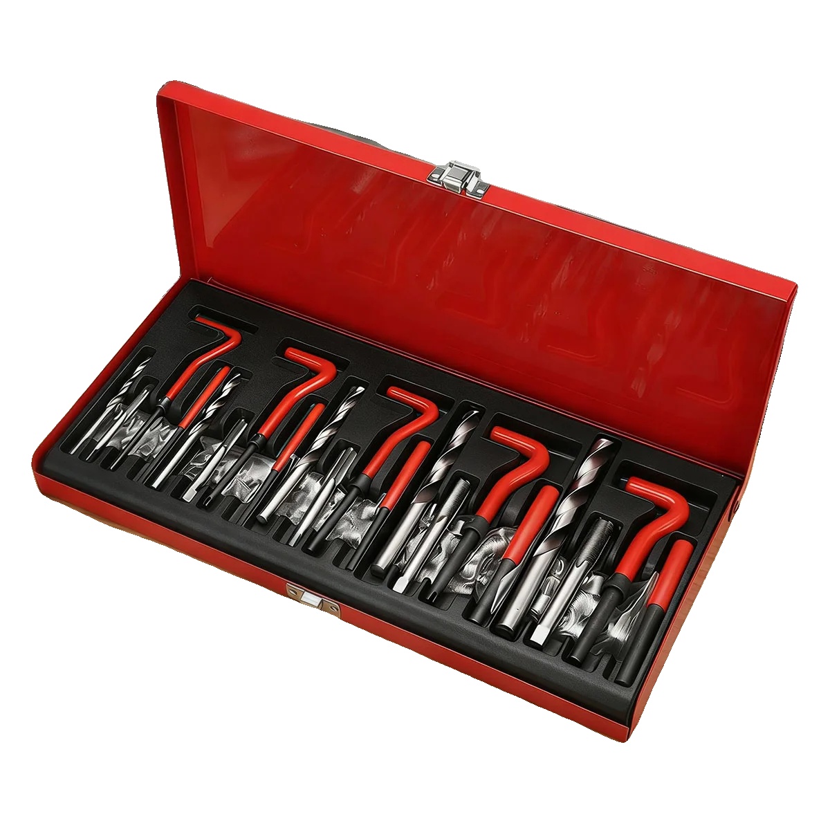 Reparaturwerkzeugset, 131 Teile, Hochgeschwindigkeitsstahl, Kompatibel Für Metall Und Kunststoff, Diy-freundlich, Spiraldesign