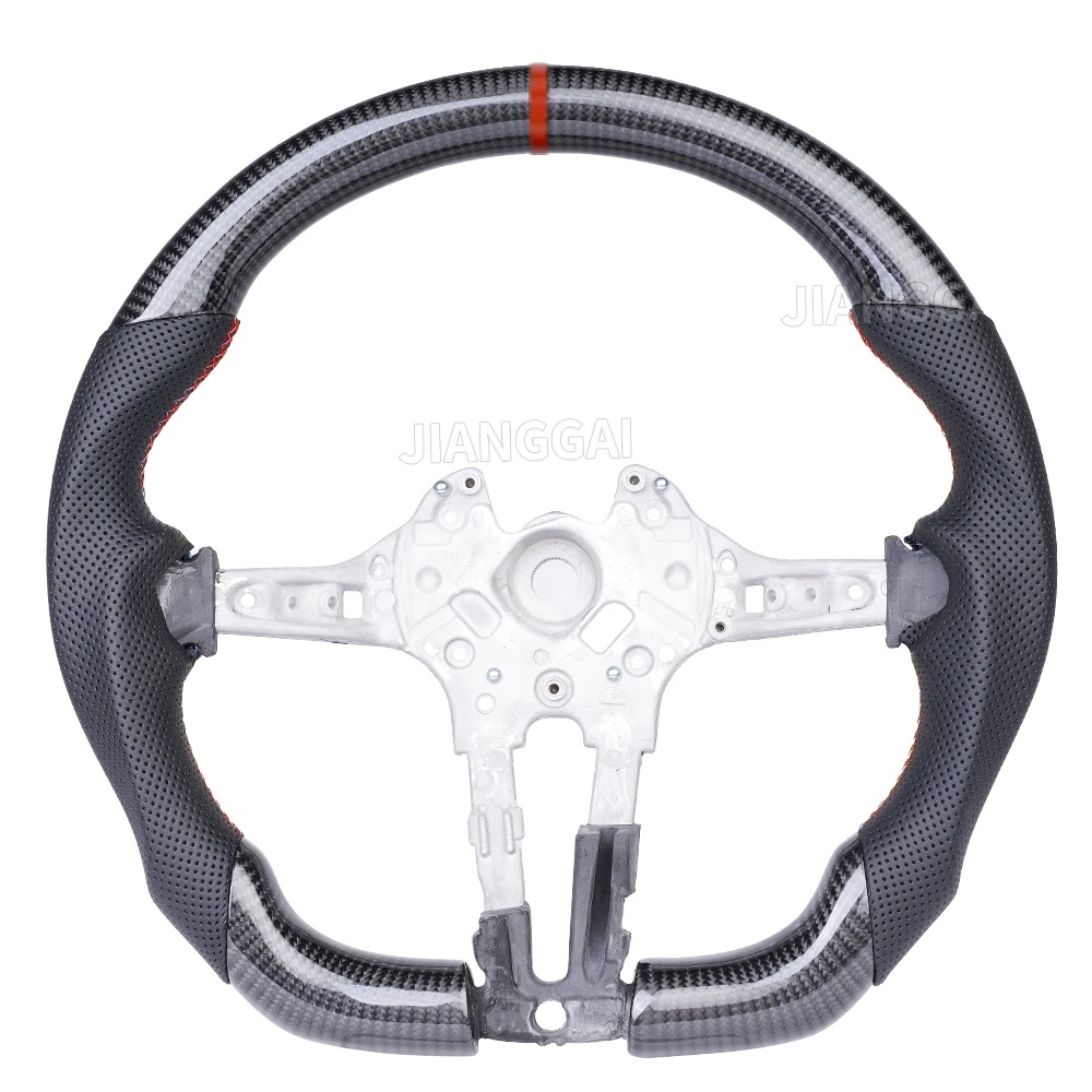 Carbonfaser-lenkrad, Flaches Boden-renndesign, Kompatibel Mit Luxus-sportwagen, M3