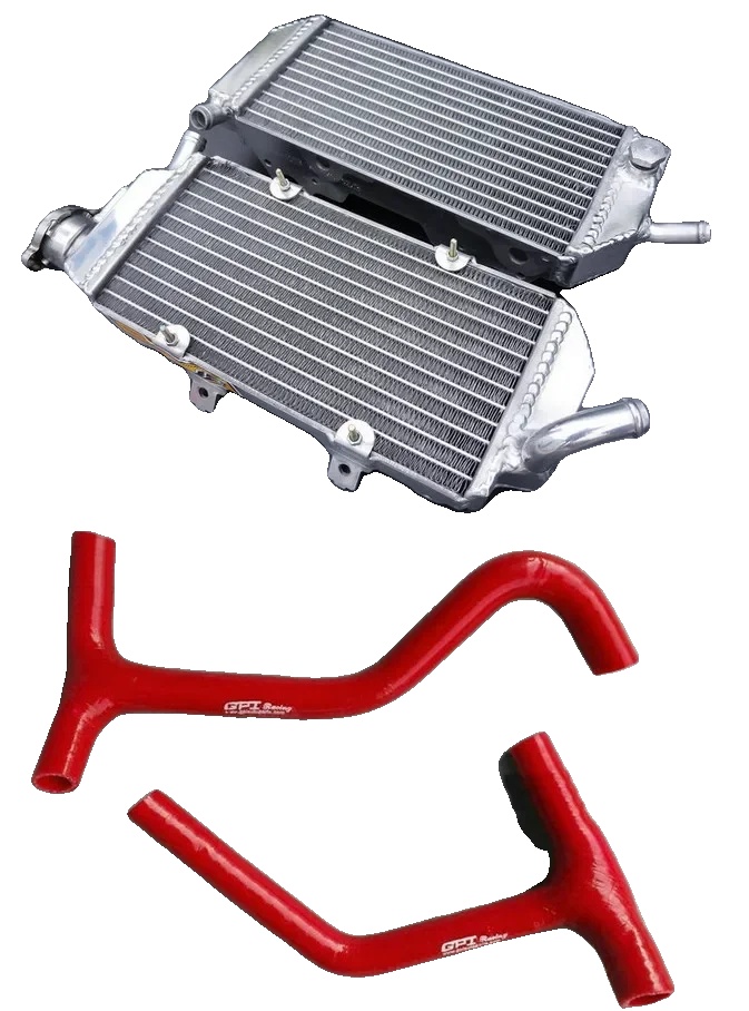 Heizkörper, Aluminiumkonstruktion, Verbesserte Kühlleistung, Rot