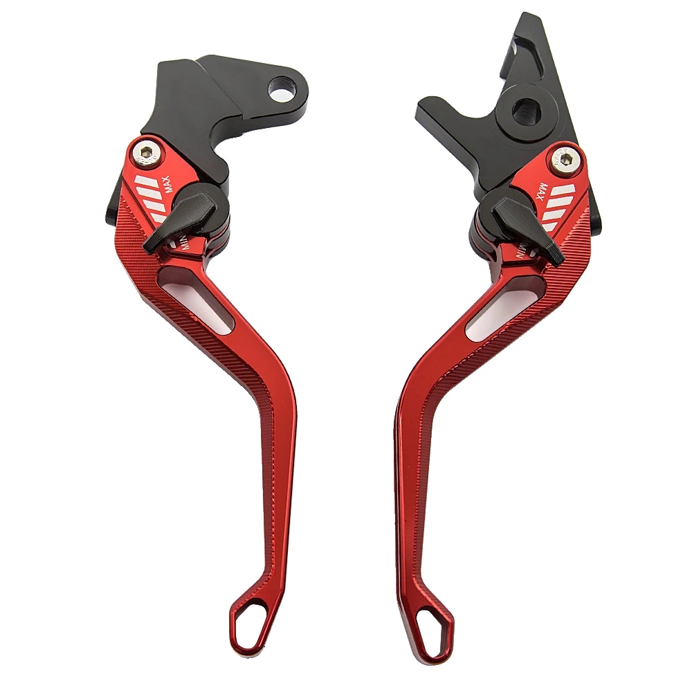 Brems- Und Kupplungshebel, Verstellbare Funktion, Langlebiges Material, Kurzes Rot 1