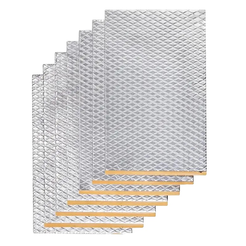 Schalldämmmatte, 3-schicht-struktur, Wärmeisolierungseigenschaften, Rot