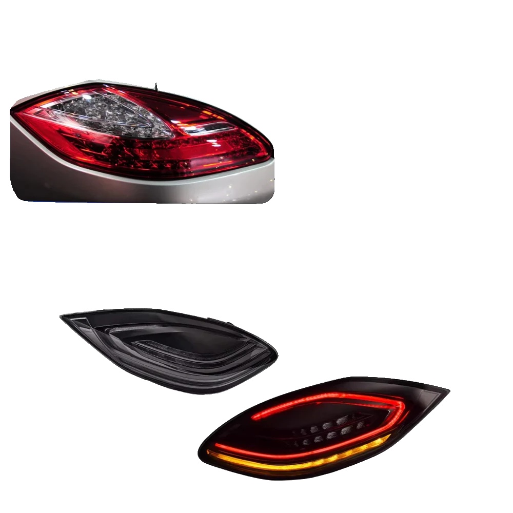 Rücklicht, Kompatibilität Mit Porsche Panamera 970.1 970.2 2010-2017, Led-design, Langlebiges Material, 10-13 Schwarz