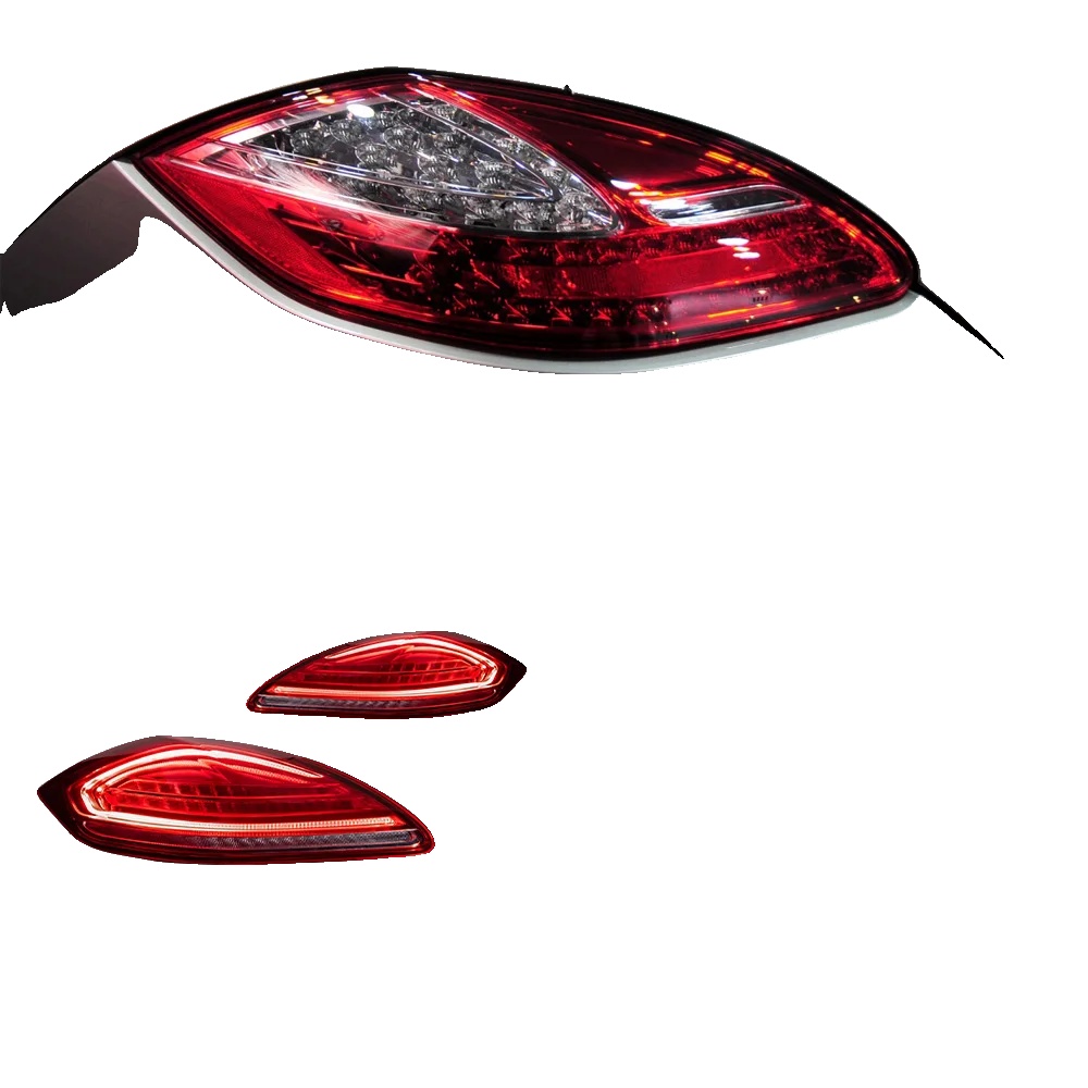 Rücklicht, Kompatibilität Mit Porsche Panamera 970.1 970.2 2010-2017, Led-design, Langlebiges Material, 10-13 Rot