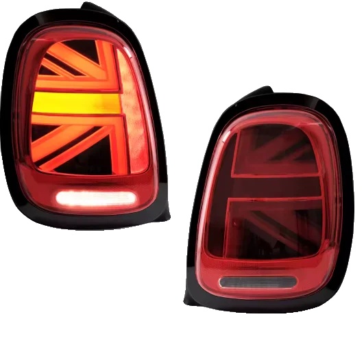 Led-rücklichter, Sequenzielle Blinker, Einfache Installation, Rot Mit Chrom