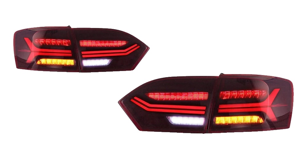 Rücklichter, Dynamischer Sequenzieller Blinker, Rauchig Getöntes Design, Rot