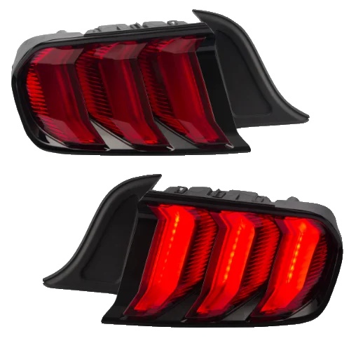 Rücklichtanbau, Led-sequenzielle Blinker, Plug-and-play-installation, Rot-5 Modus