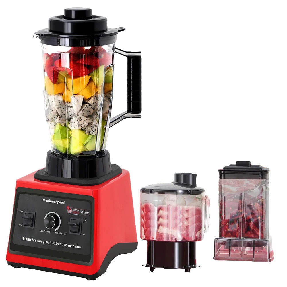 Elektrischer Mixer, 9500w Leistung, 15 Geschwindigkeitsstufen, 3l + 1.5l + 0.5l, Eu-stecker