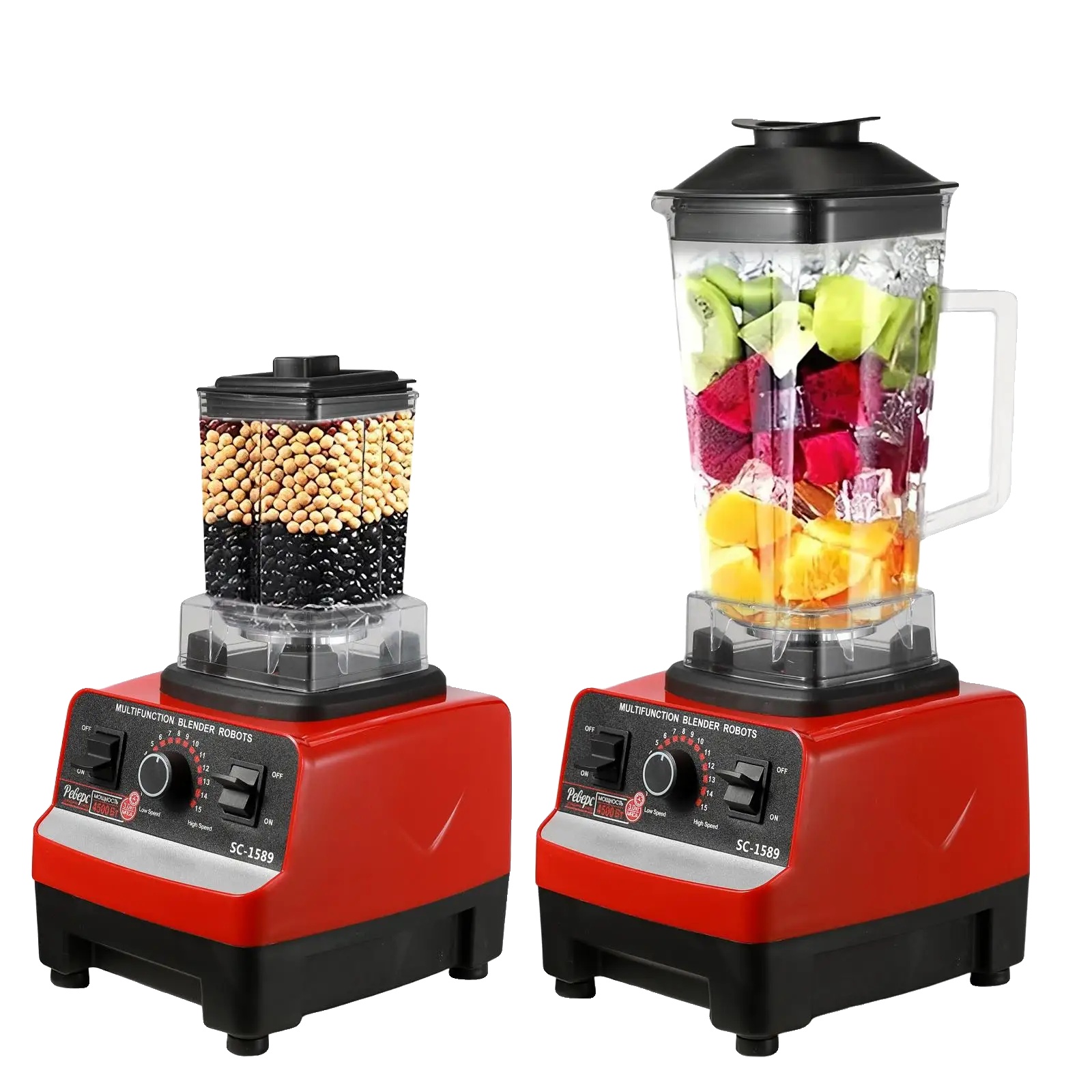Mixer, 2000w Leistung, 2 Geschwindigkeitsstufen, 2l