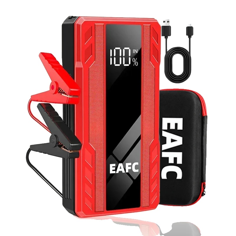Starthilfe, 1000a Spitzenleistung, 3-in-1 Funktionalität, 1000a Rot