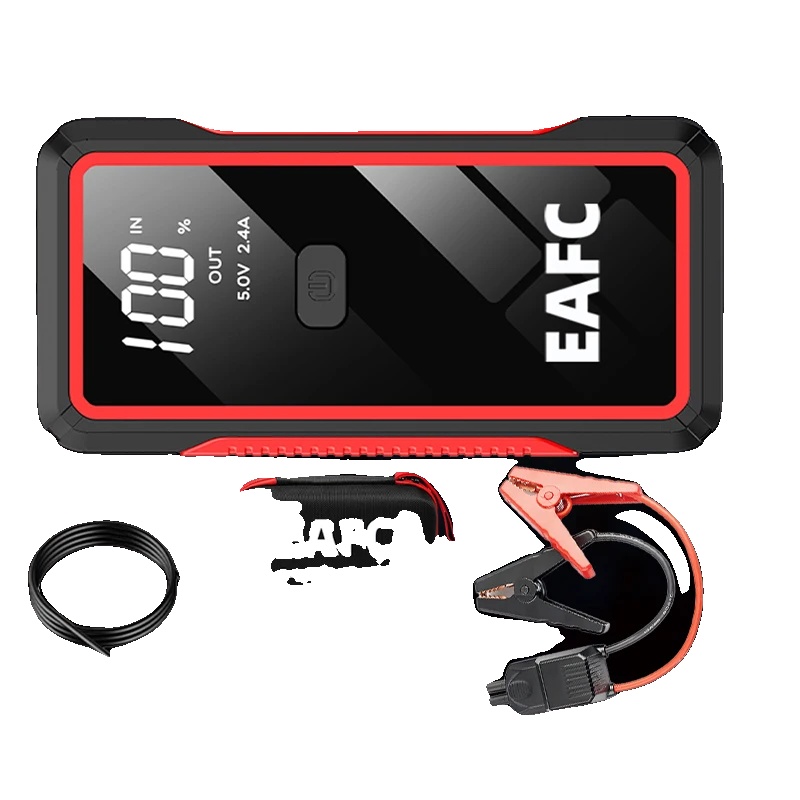 Auto-batterie-starthilfe, Tragbare Powerbank, Notfall-led-licht, Smart Mit Tasche