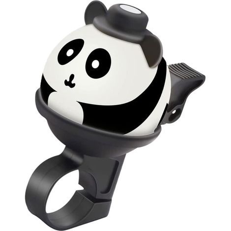 1 Kinderfahrradklingel, Panda-design, Rund, Aus Kupfer, Geeignet Für Jungen Und Mädchen