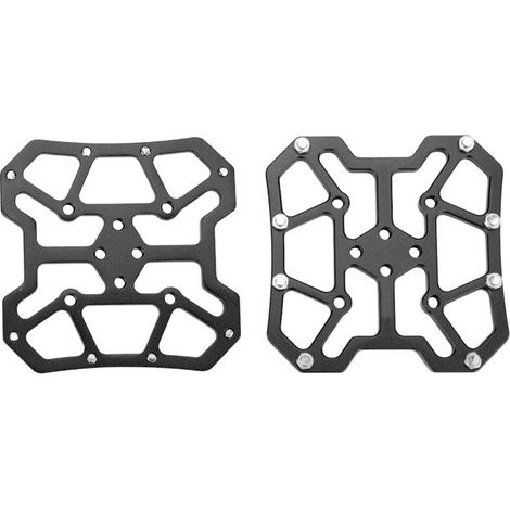 1 Paar Klickpedal-plattformadapter Aus Aluminiumlegierung Für Spd-fahrräder (schwarz)