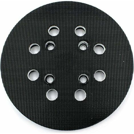Schleifteller Für Bosch (ø 125 Mm, Mittlere Härte) Mit Zubehörsystem Für Pex 300/400 Ae / 4000 Ae / Advanced Orbit 18-pr Exzenterschleifer