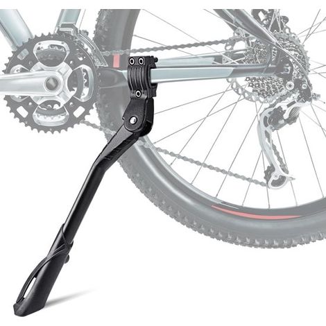 1 Stück - Fahrradständer Für Erwachsene - Verstellbarer Aluminium-fahrradständer Von 61 Bis 74 Cm (24 Bis 29 Zoll) - Rutschfest - Robust Und Langlebig - Schwarz - Geeignet Für Mountainbikes, Rennräder