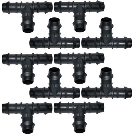 10-teiliges 16-mm-bewässerungszubehörset, Wasserdichte Und Langlebige Verbindung, Einfache Installation, Robuster Kunststoff, Von Debuns