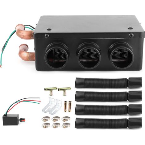 12v 50w Auto-heizgerät Mit 3 Öffnungen, Schnelles Aufheizen Im Winter, Frostentfernung, Zubehör Für Den Fahrzeuginnenraum, Geräuscharm