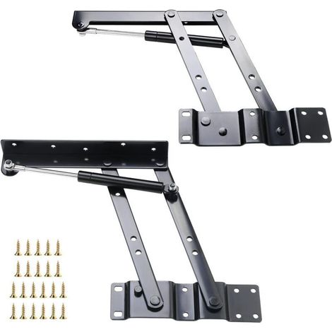 2 Stück Klappscharniere Für Couchtische, Robuste Klappmechanismen Für Couchtische, Klappfederscharniere Für Bassedyk-alovez-tische