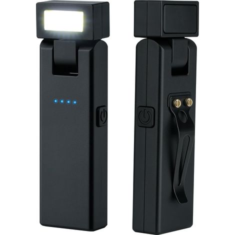 2-teilige Magnetische Arbeitsleuchte – Tragbare, Wiederaufladbare, Drehbare Cob-led-leuchte Mit Clip, 3 Beleuchtungsmodi, Ideal Für Autoreparaturen, Camping, Arbeit Und Notfälle.