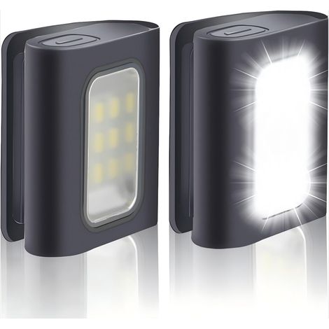 2-teiliges Led-lauflicht Für Nachtläufe – Wiederaufladbare Outdoor-beleuchtung Für Camping, Wandern, Joggen Und Abenteuer