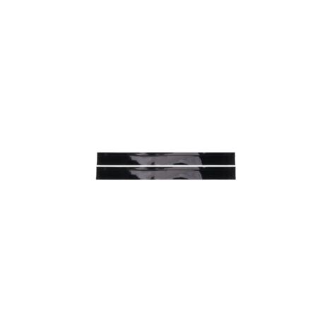 2er-pack Silikon-küchendichtungsstreifen – Schwarz – Fettabweisender T-förmiger Streifen – 63,5 Cm (25 Zoll)